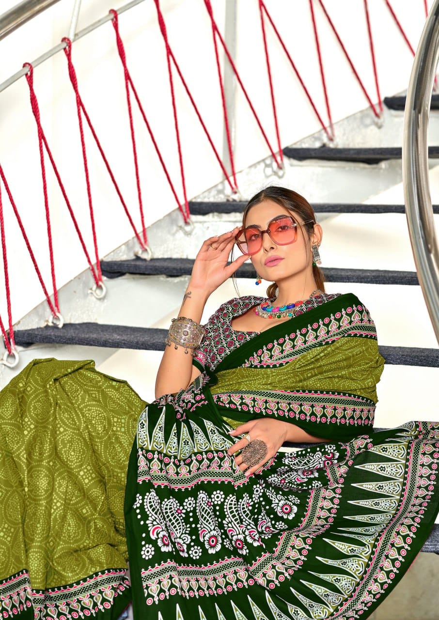 Designer Soft Cotton Saree