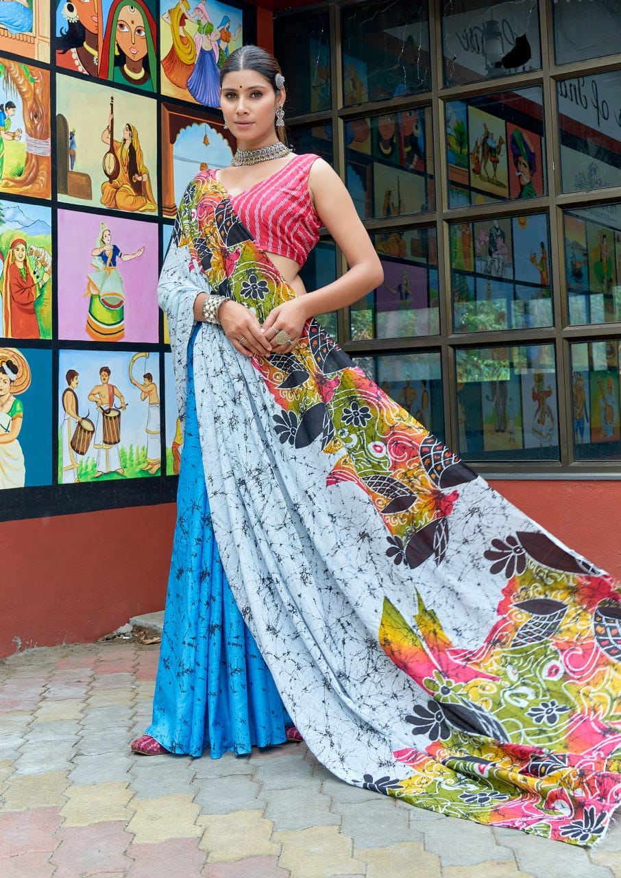 Designer Soft Cotton Saree