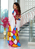 Maroon Designer Soft Cotton Saree