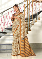 Designer Soft Cotton Saree