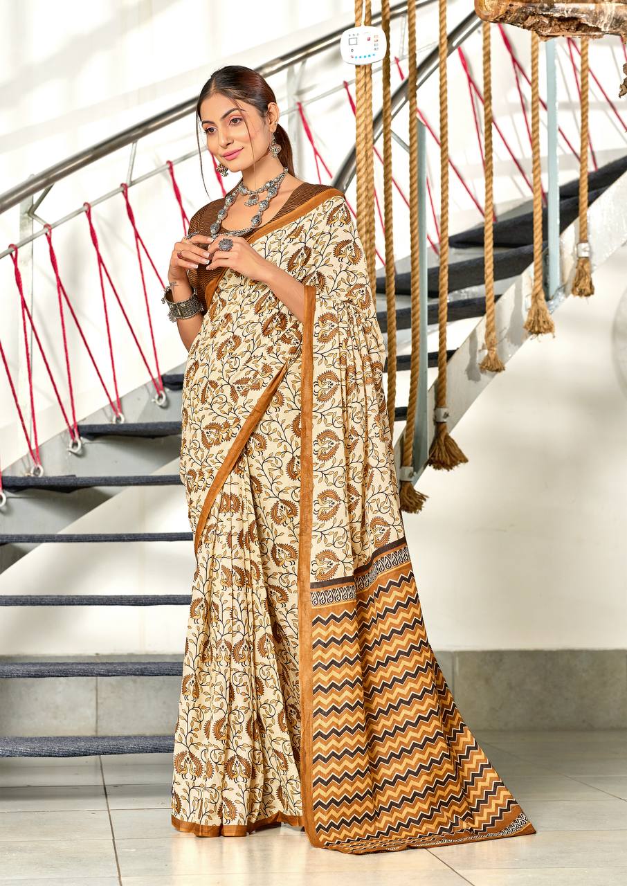 Designer Soft Cotton Saree