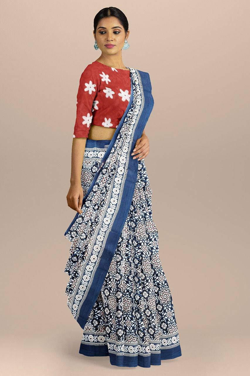 Designer Soft Cotton Saree