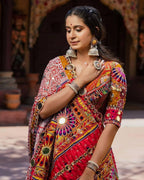 Muslin Cotton Chaniya Choli | Fancy Digital with Real Mirror Work for Traditional Wear
