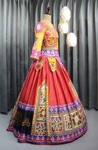 Muslin Cotton Chaniya Choli | Fancy Digital with Real Mirror Work for Traditional Wear
