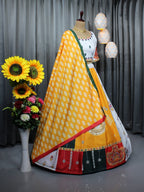 Multi Color Soft Butter Silk Chaniya Choli | Fancy Digital with Real Mirror Work for Traditional Wear