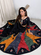 Pure Reyon Chaniya Choli | Fancy Digital with Real Mirror Work for Traditional Wear
