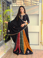 Pure Reyon Chaniya Choli | Fancy Digital with Real Mirror Work for Traditional Wear