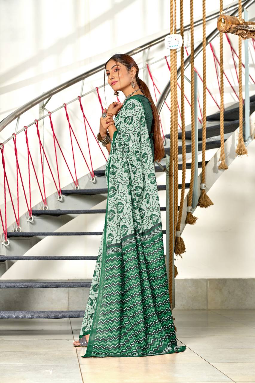 Designer Soft Cotton Saree