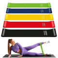 Resistance Bands Set, 5 Levels, Full Body Workout Exercise Bands for Home Gym, Training and Yoga