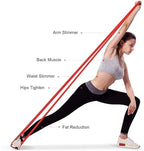 Resistance Bands Set, 5 Levels, Full Body Workout Exercise Bands for Home Gym, Training and Yoga