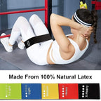 Resistance Bands Set, 5 Levels, Full Body Workout Exercise Bands for Home Gym, Training and Yoga