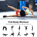 Resistance Bands Set, 5 Levels, Full Body Workout Exercise Bands for Home Gym, Training and Yoga