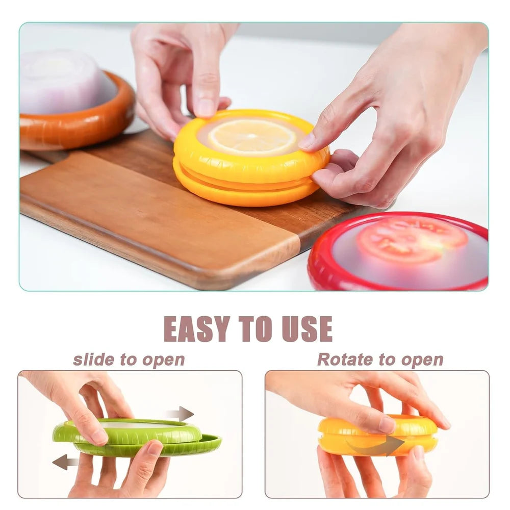 4Pc Fruit Vegetable Storage Box Set, Box Capacity: 250 gms